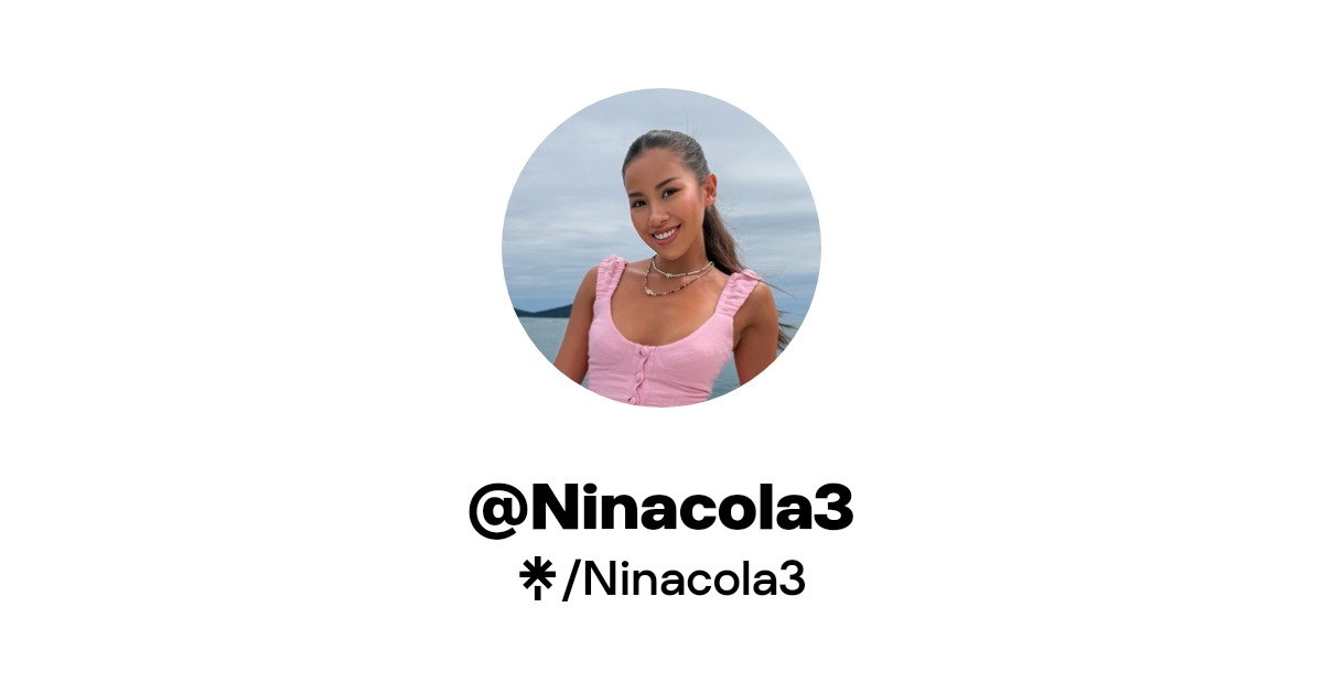 Ninacola3 - Find @Ninacola3 Onlyfans - Linktree
