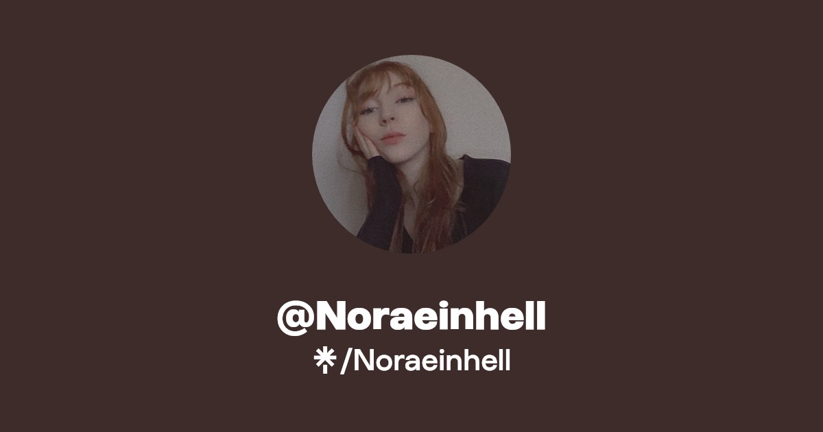 Noraeinhell | Twitter, Twitch | Linktree