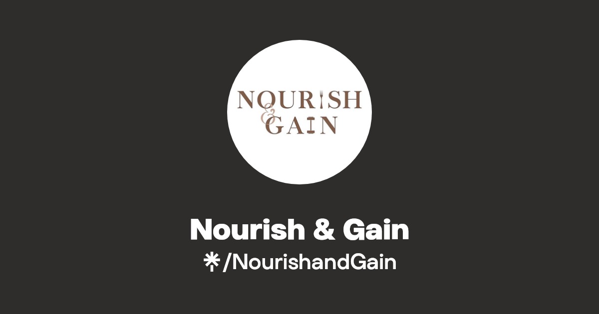 Nourish & Gain Listen on Spotify Linktree