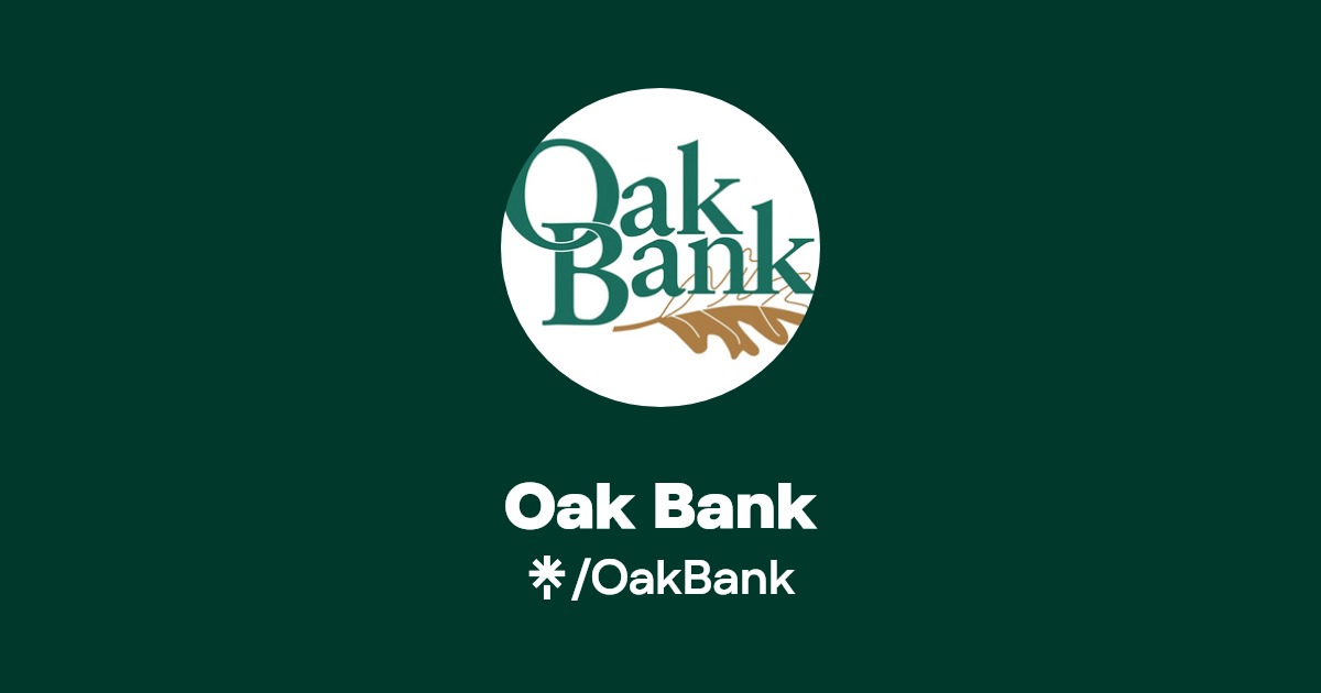 Oak Bank Instagram, Facebook Linktree