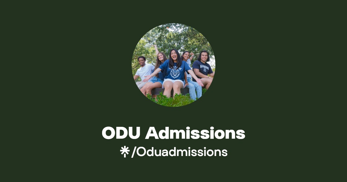 ODU Admissions Linktree