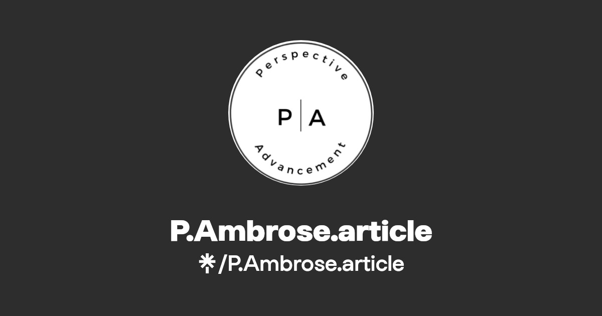 P.Ambrose.article Linktree