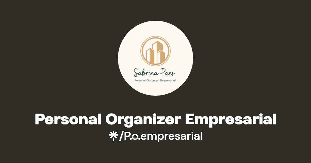 Personal Organizer Empresarial Instagram Linktree