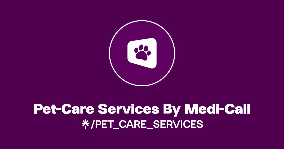 PetCare Services By MediCall Instagram Linktree