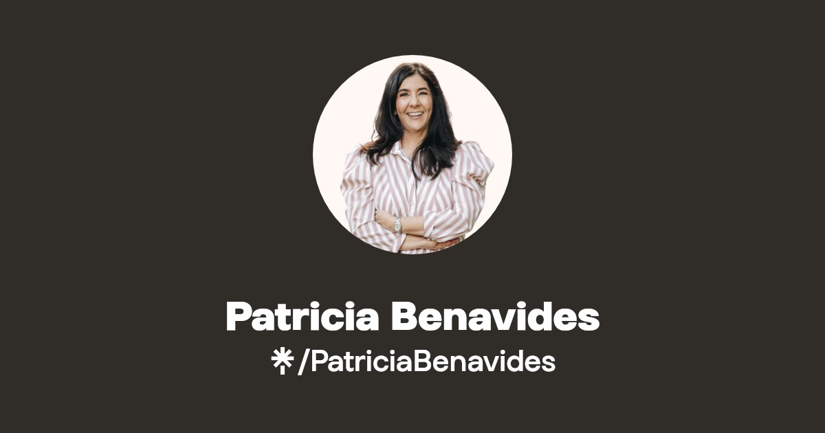 Patricia Benavides Instagram, Facebook Linktree