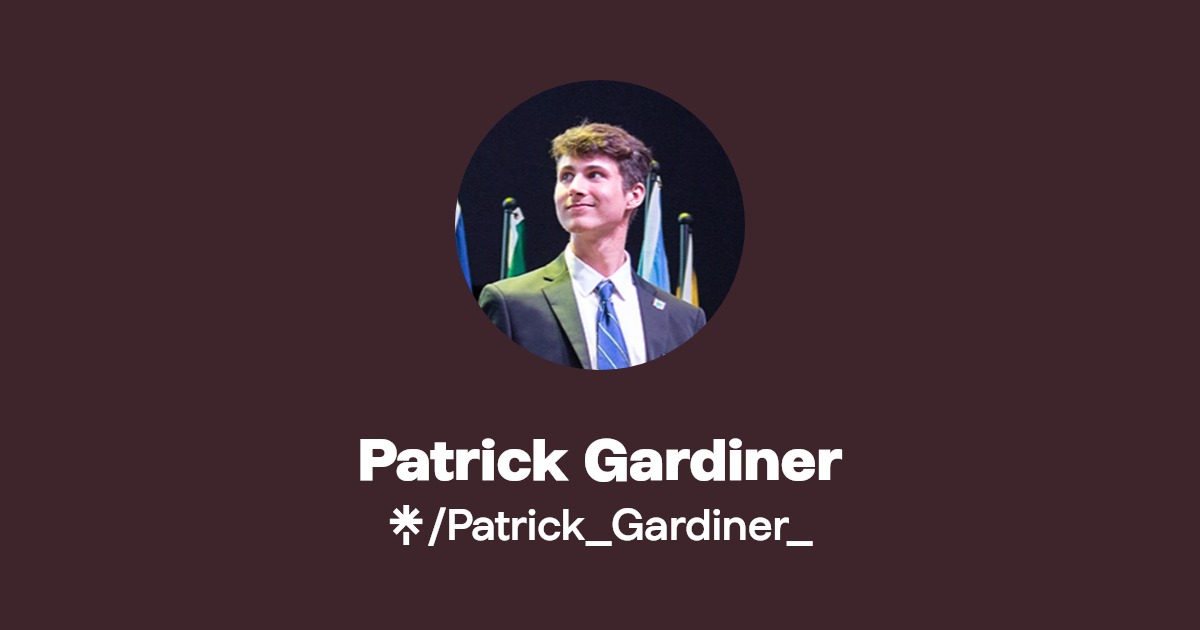 Patrick Gardiner Instagram Linktree