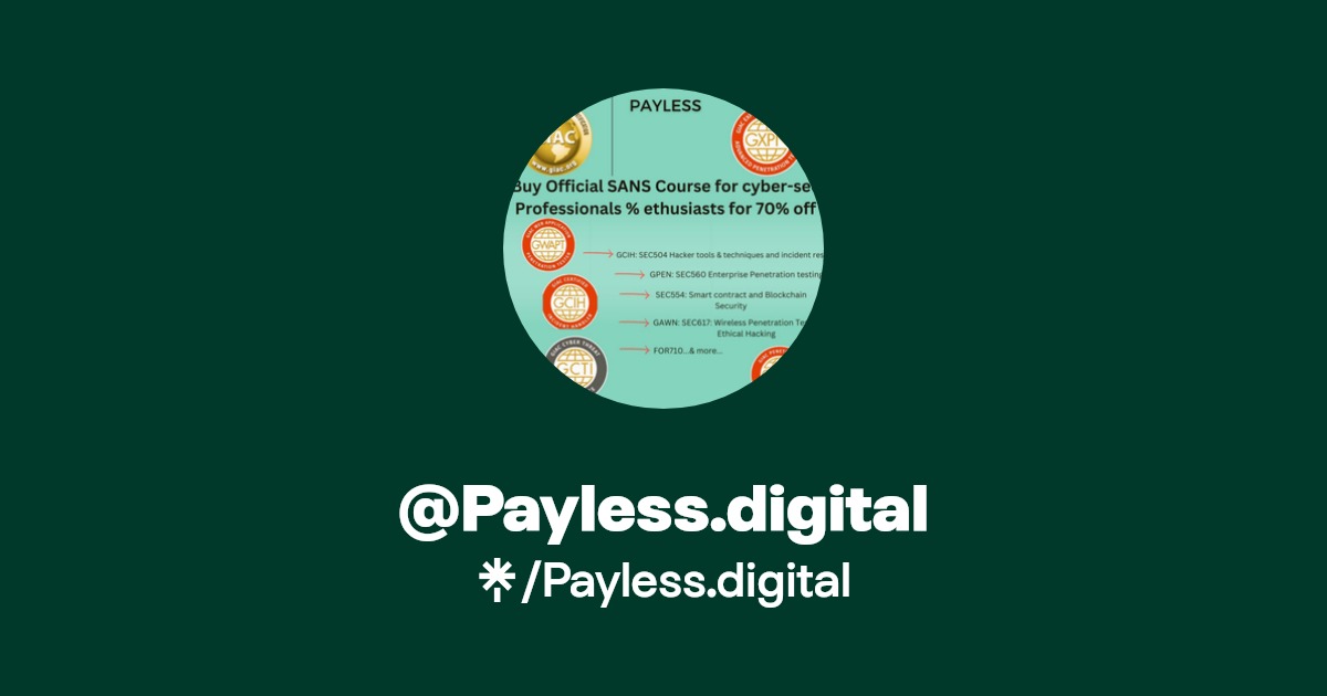 Payless.digital Linktree