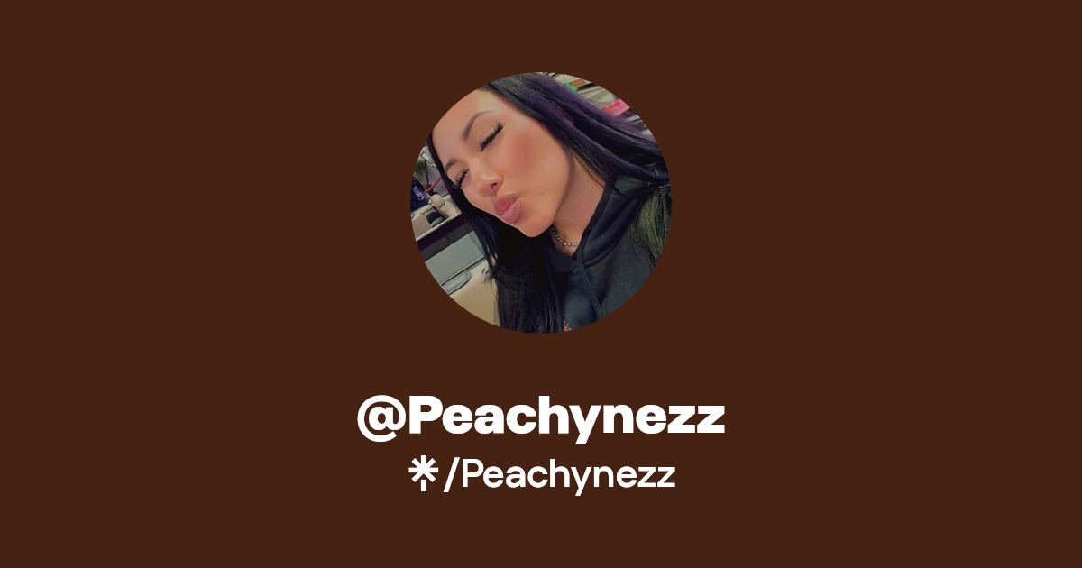 Peachynezz - Find @Peachynezz Onlyfans - Linktree