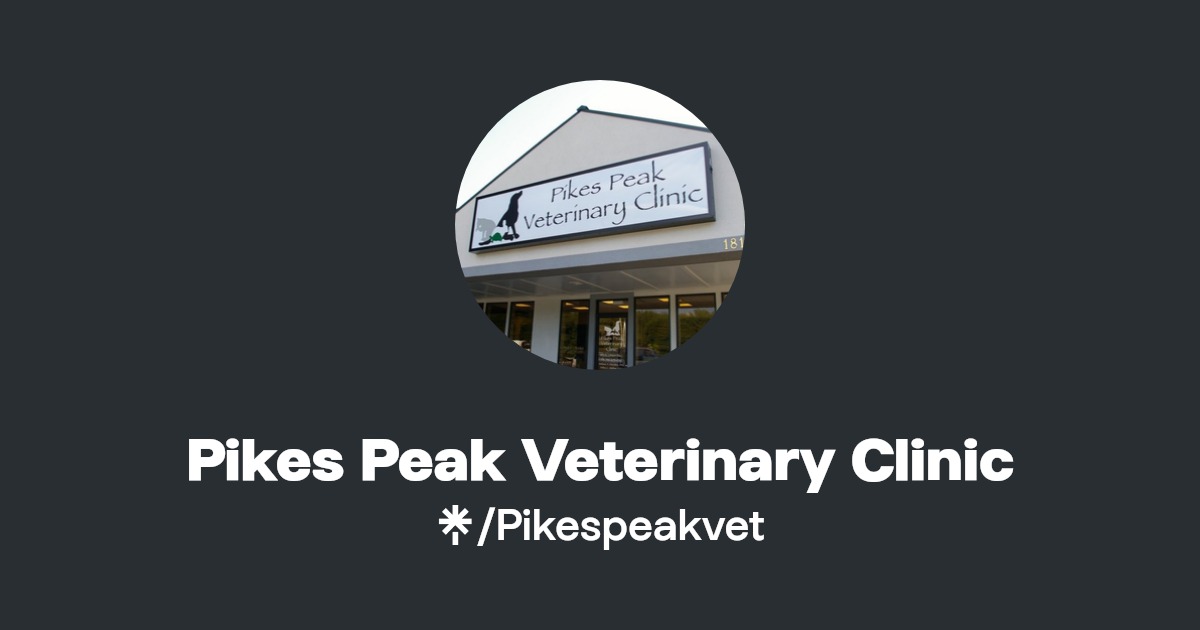 Pikes Peak Veterinary Clinic Instagram, Facebook Linktree