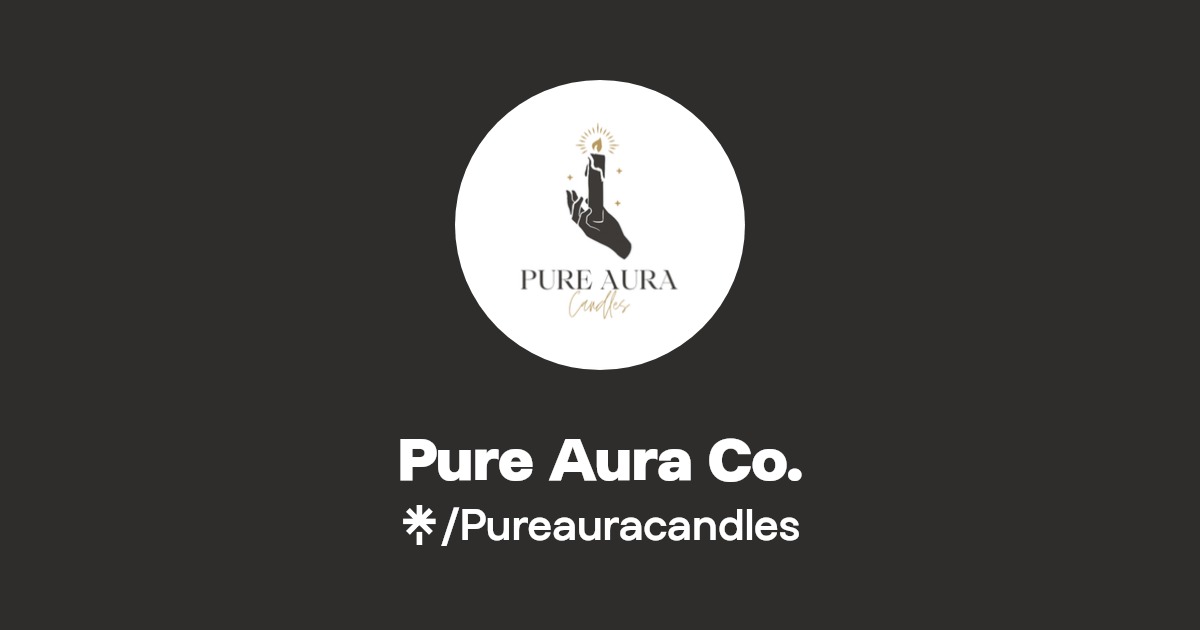 Pure Aura Co. Instagram Linktree
