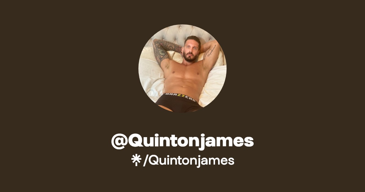 Quintonjames - Find @Quintonjames Onlyfans - Linktree