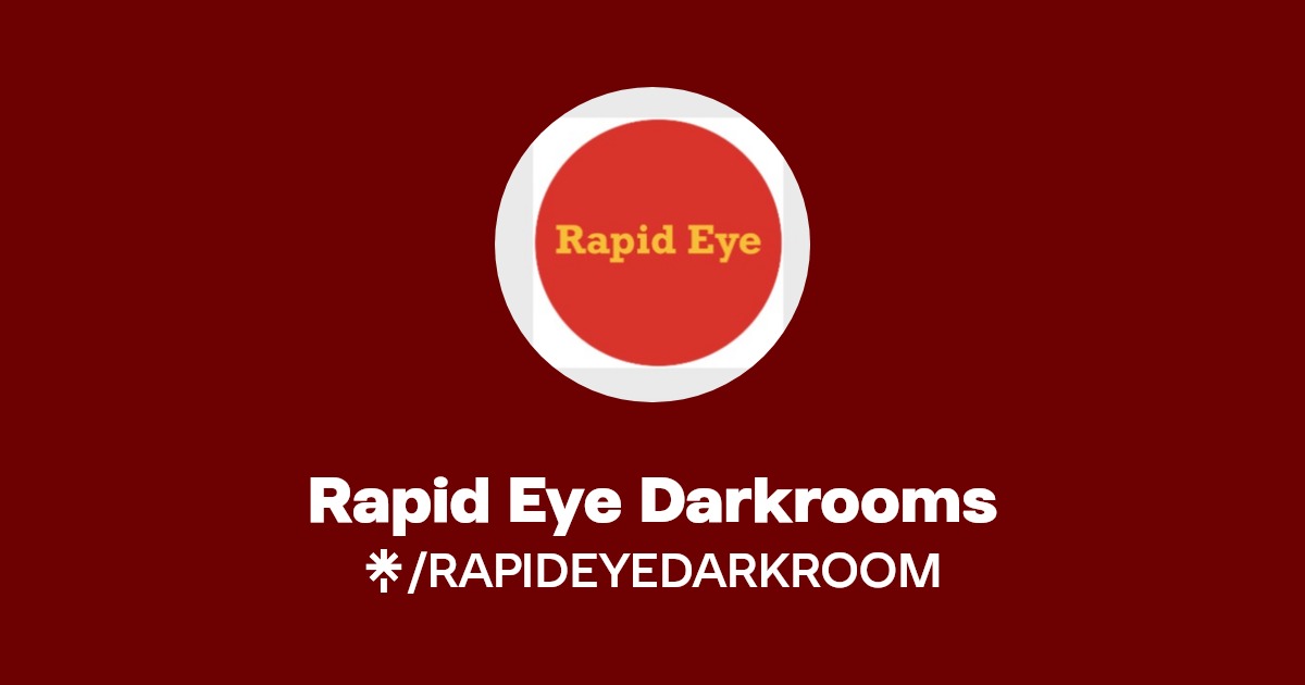 Rapid Eye Darkrooms Instagram Linktree