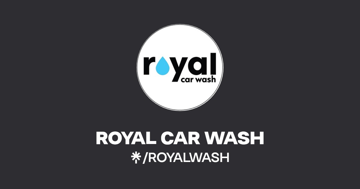 ROYAL CAR WASH Instagram, Facebook Linktree