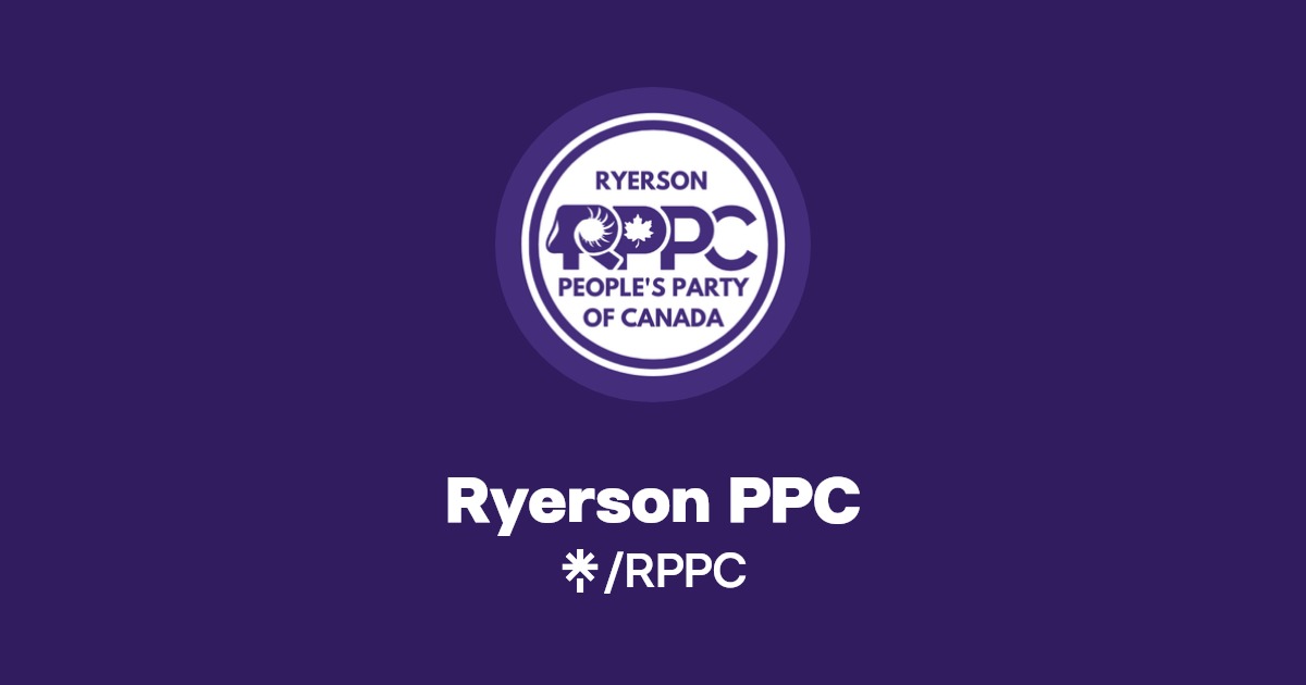 Ryerson PPC Twitter, Instagram Linktree
