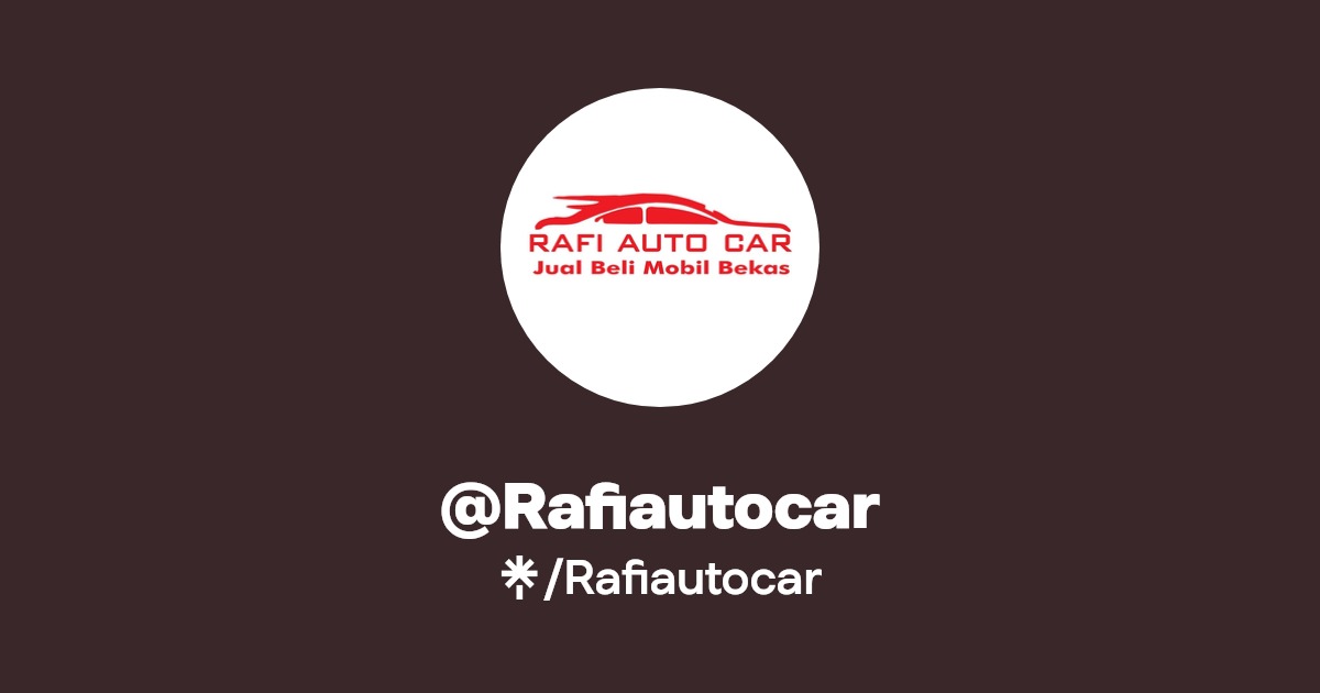 Rafiautocar Linktree