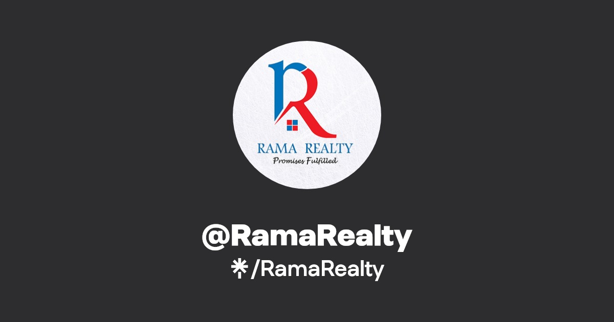 RamaRealty Instagram, Facebook Linktree