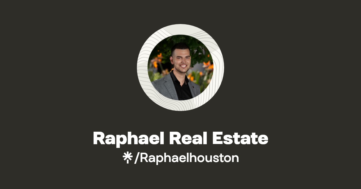 Raphael Real Estate Instagram, Facebook Linktree