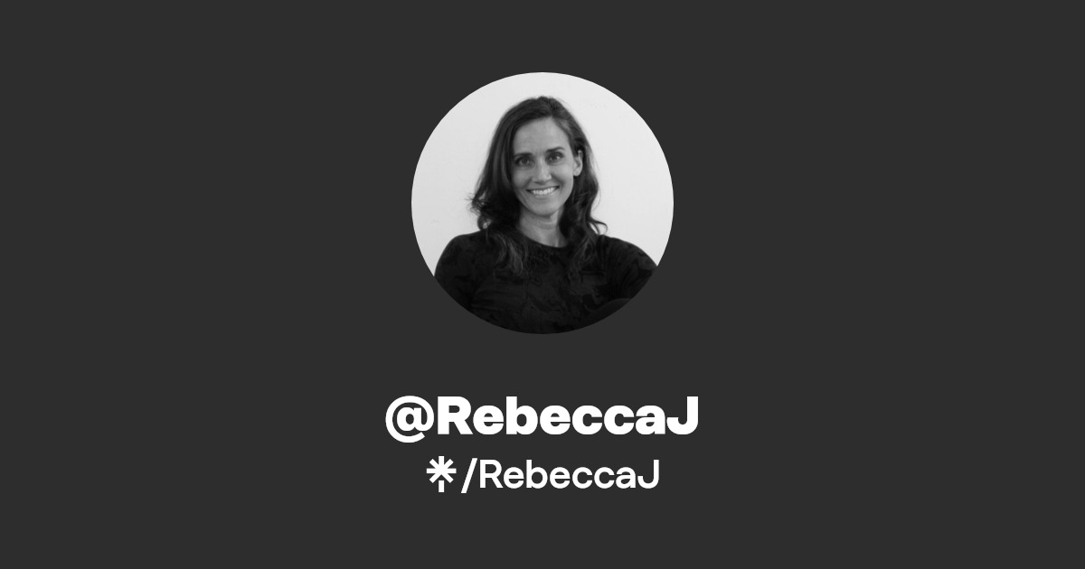 @RebeccaJ | Linktree