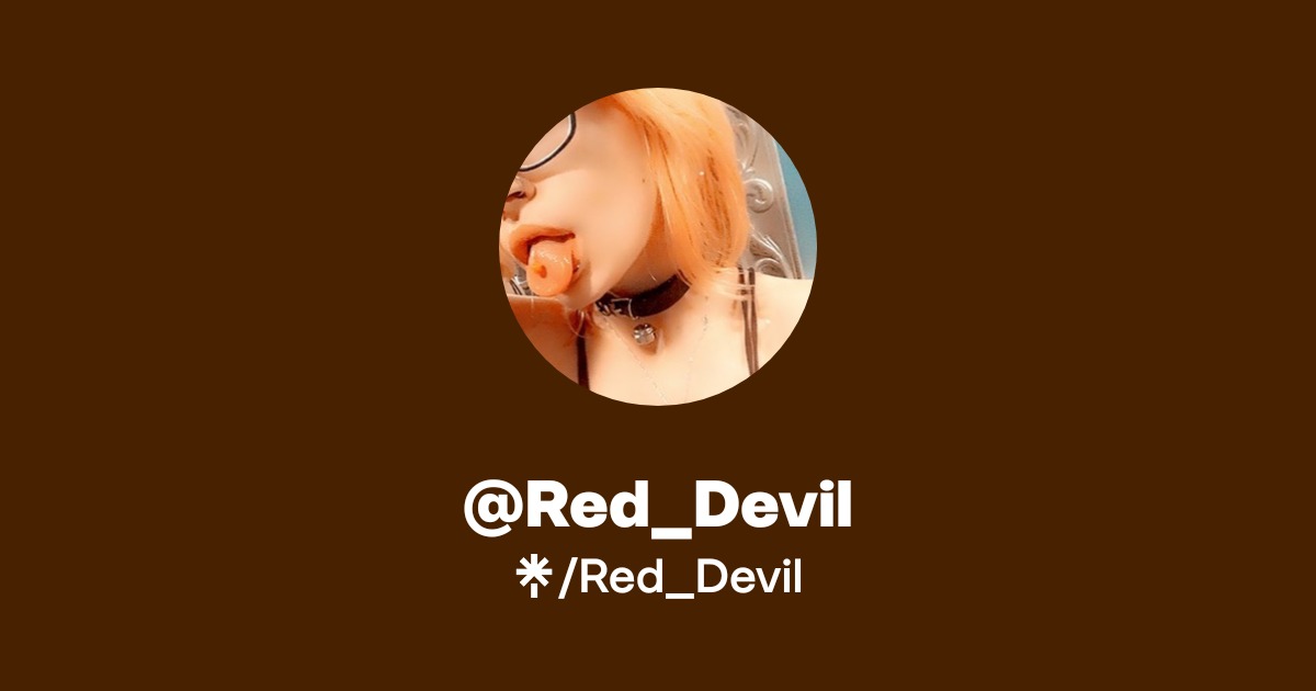 Red_Devil - Find @Red_Devil Onlyfans - Linktree