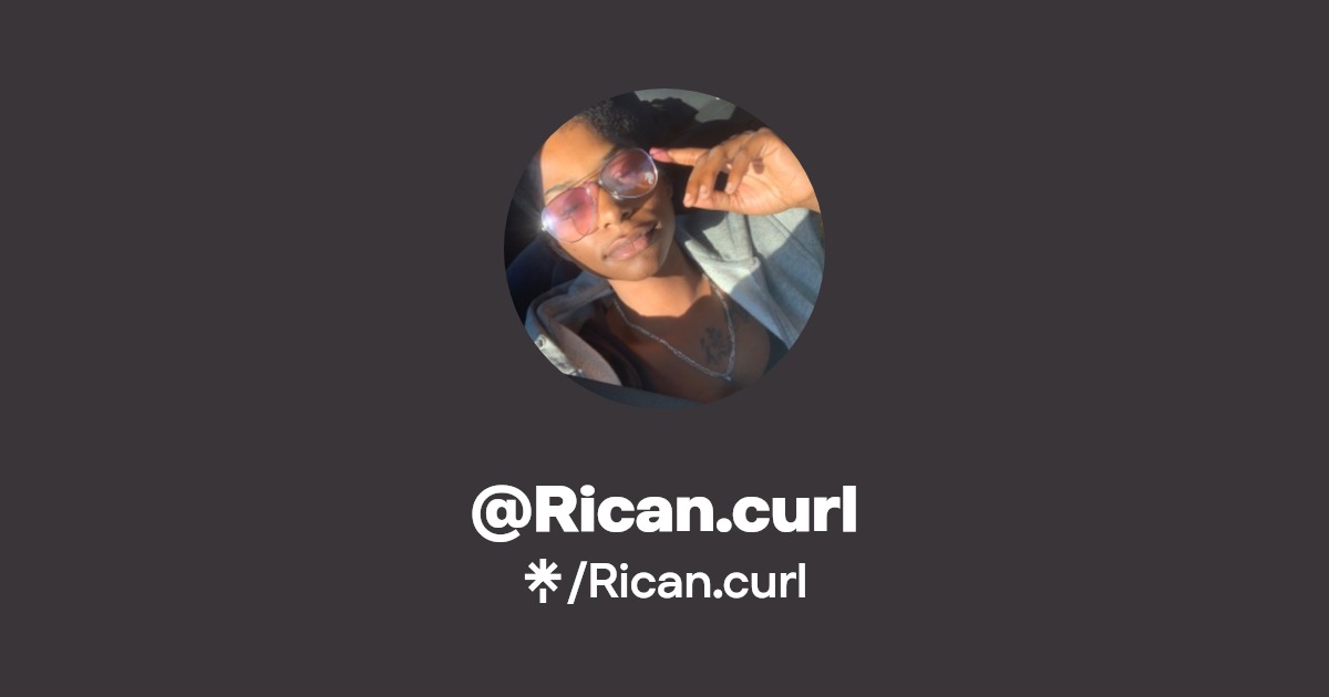 Rican.curl | Facebook, TikTok | Linktree