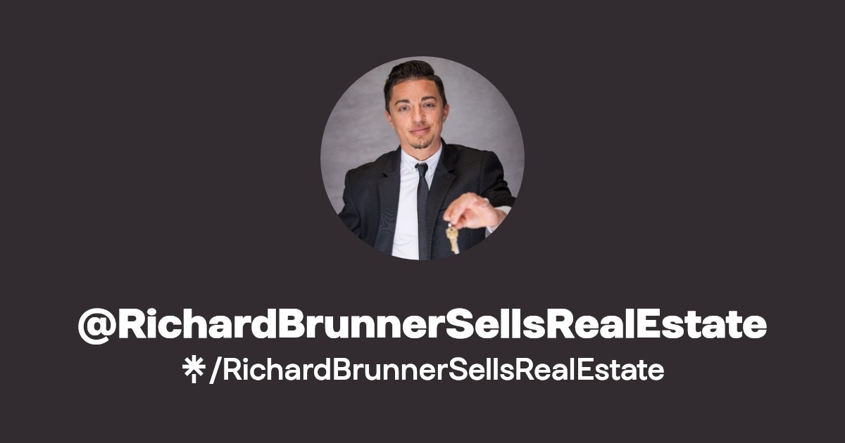 RichardBrunnerSellsRealEstate Instagram, Facebook Linktree