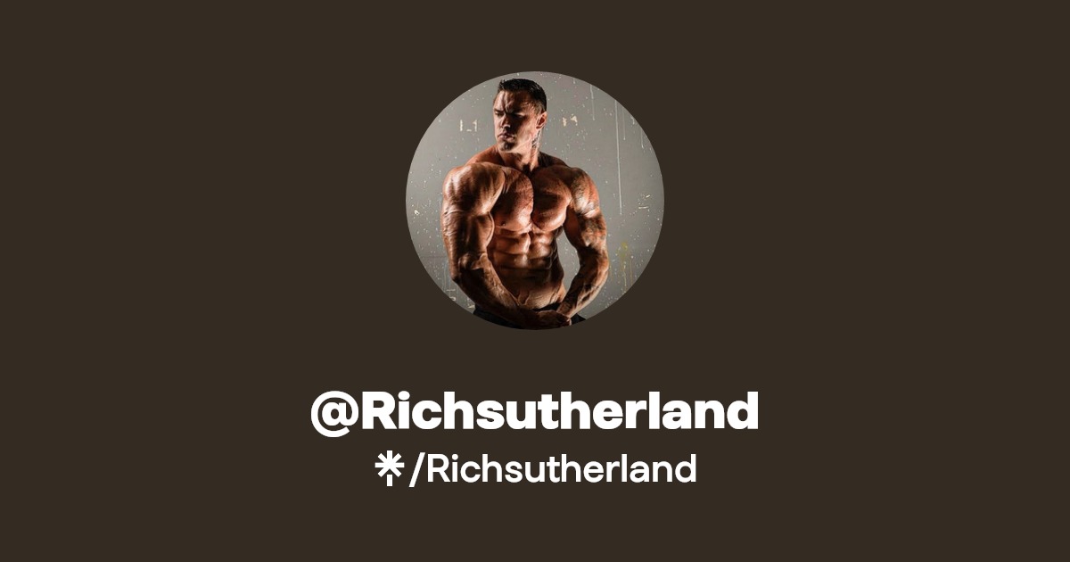 Richsutherland - Find @Richsutherland Onlyfans - Linktree