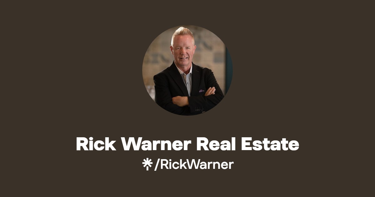 Rick Warner Real Estate Instagram, Facebook Linktree