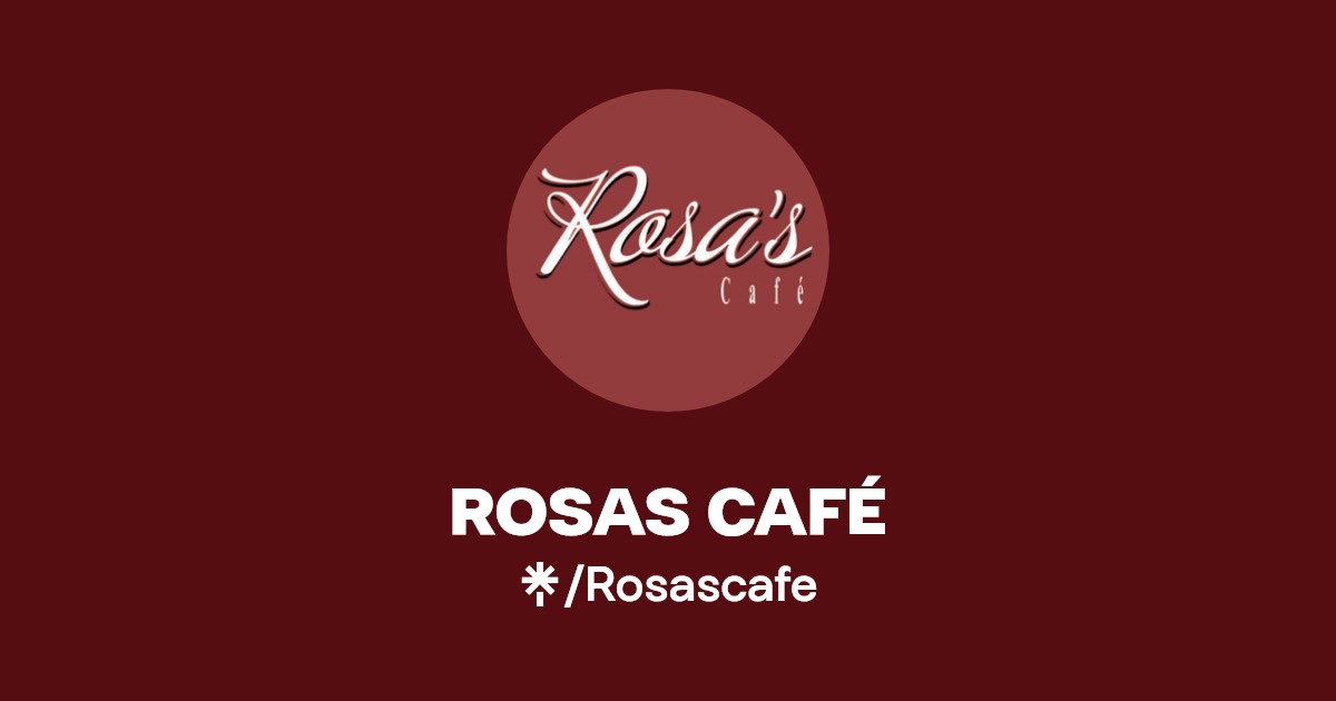 ROSAS CAFÉ Instagram Linktree