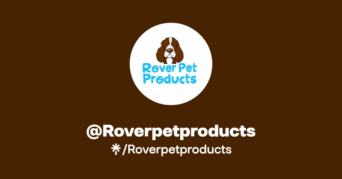 Roverpetproducts Facebook Linktree