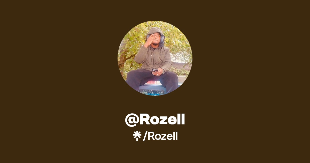 Rozell Listen on YouTube, Spotify, Apple Music Linktree