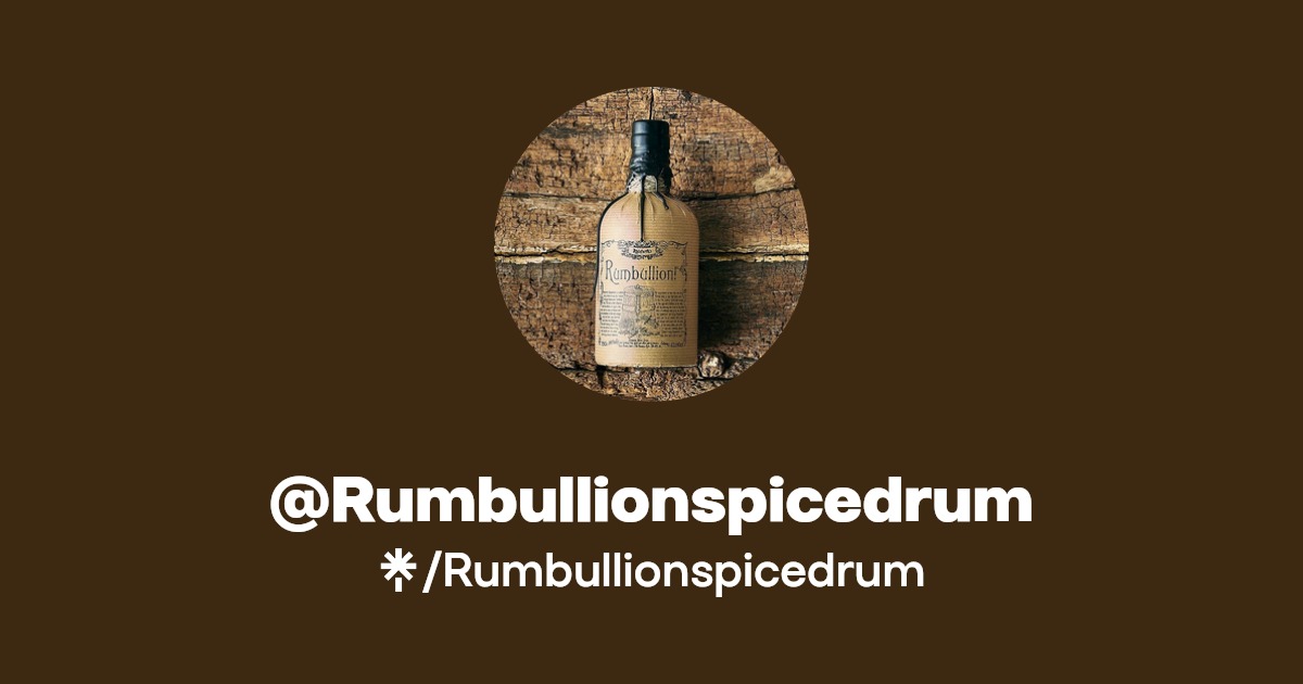 Rumbullionspicedrum Instagram, Facebook Linktree