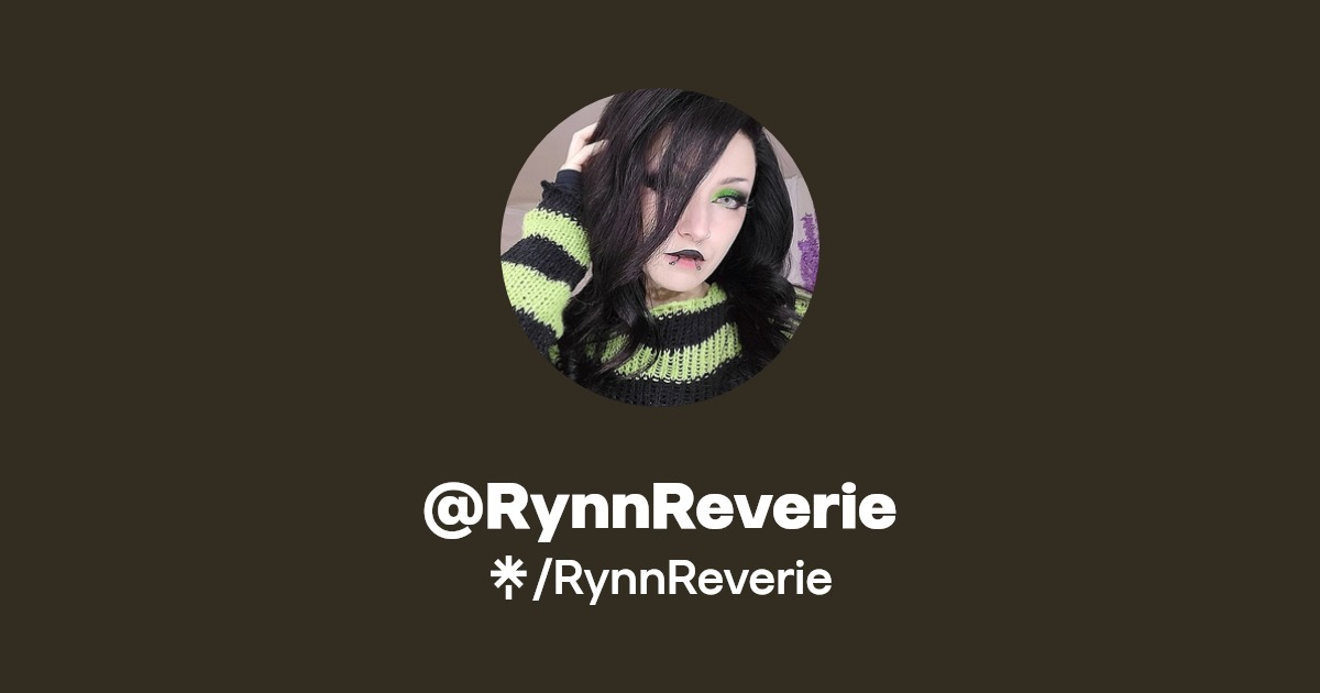 RynnReverie - Find @RynnReverie Onlyfans - Linktree