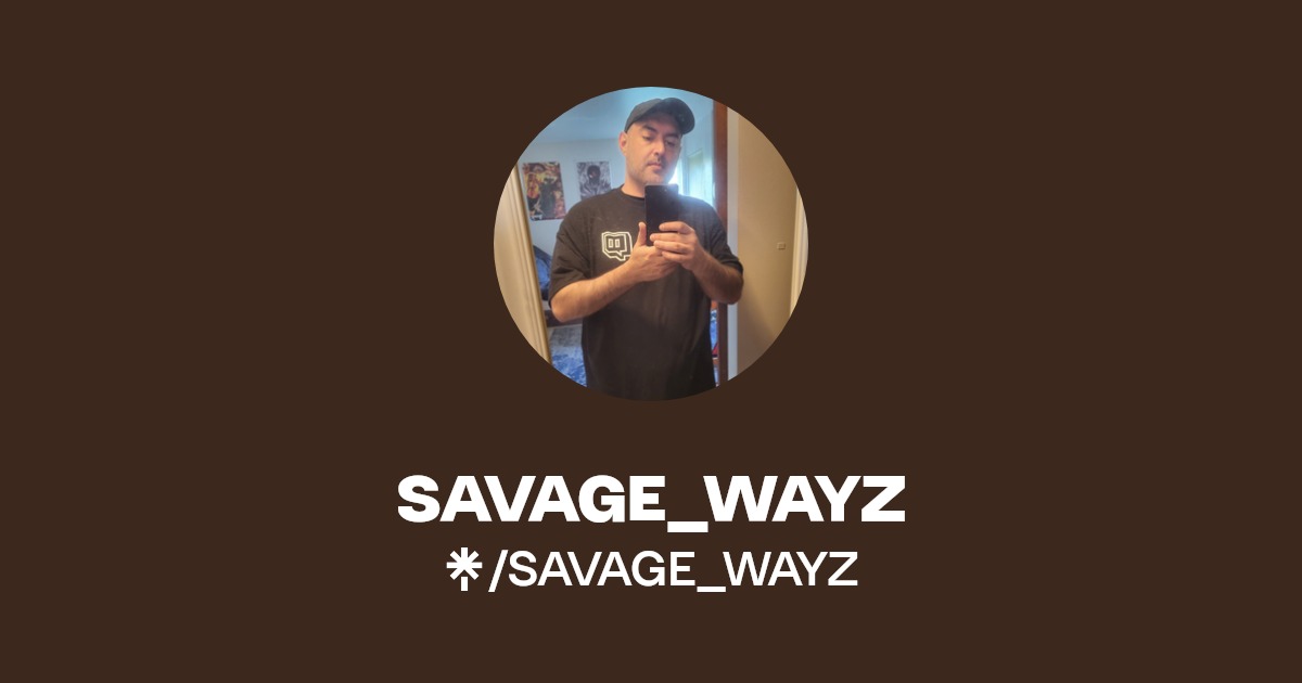 SAVAGE_WAYZ Instagram, Twitch Linktree(03)