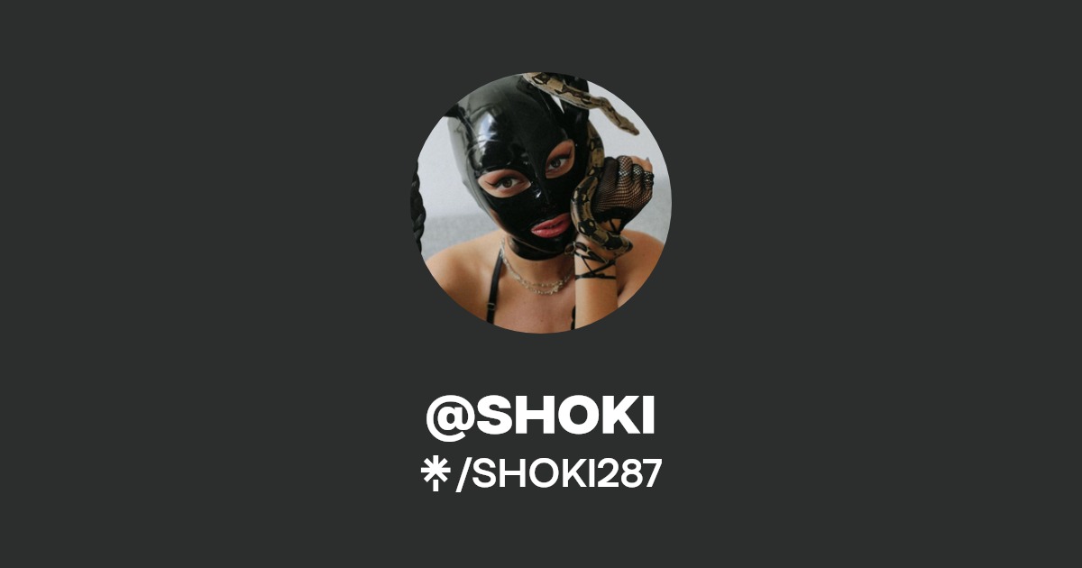@SHOKI | TikTok | Linktree