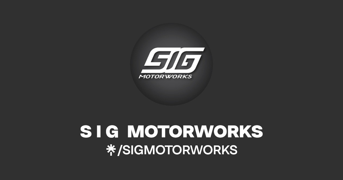 S I G MOTORWORKS Facebook, TikTok Linktree
