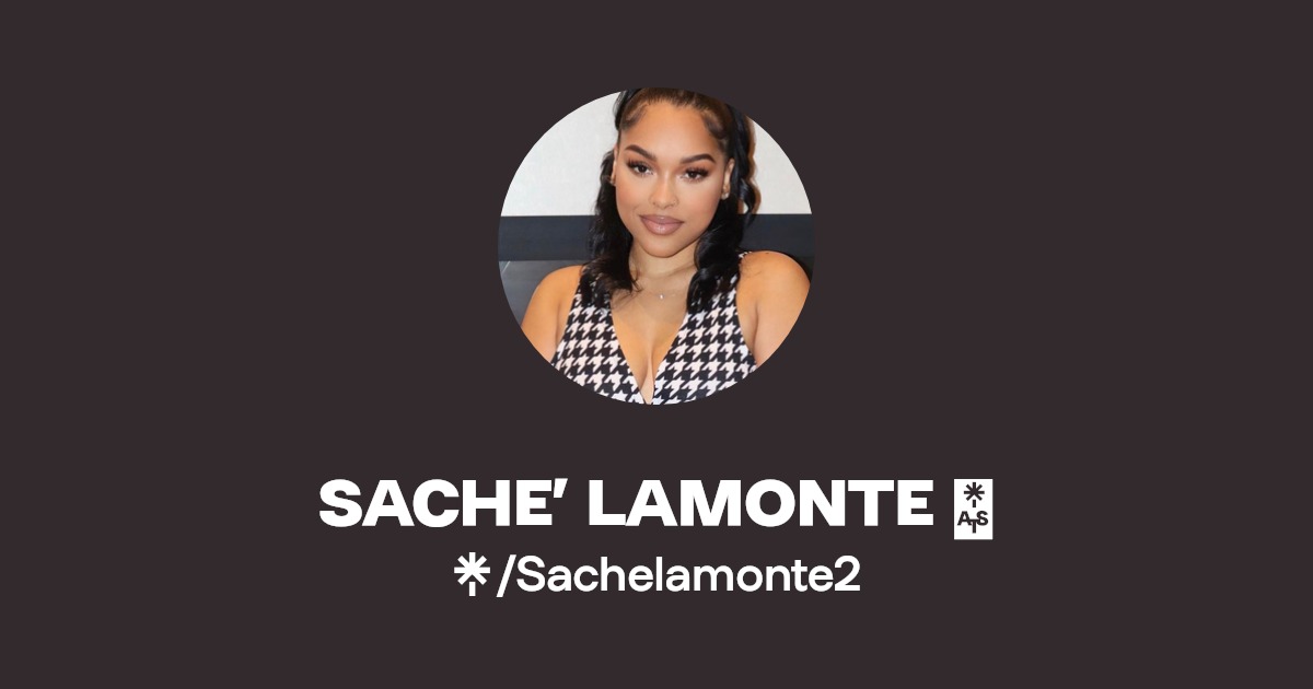 SACHE’ LAMONTE 🍒 - Find SACHE’ LAMONTE 🍒 Onlyfans - Linktree