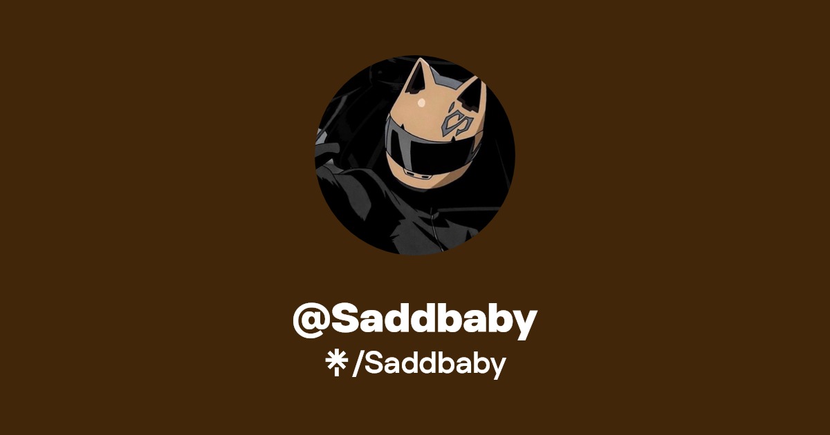 Saddbaby | Instagram | Linktree