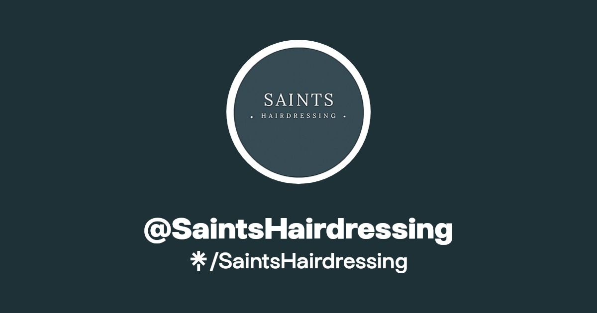 SaintsHairdressing Instagram Linktree