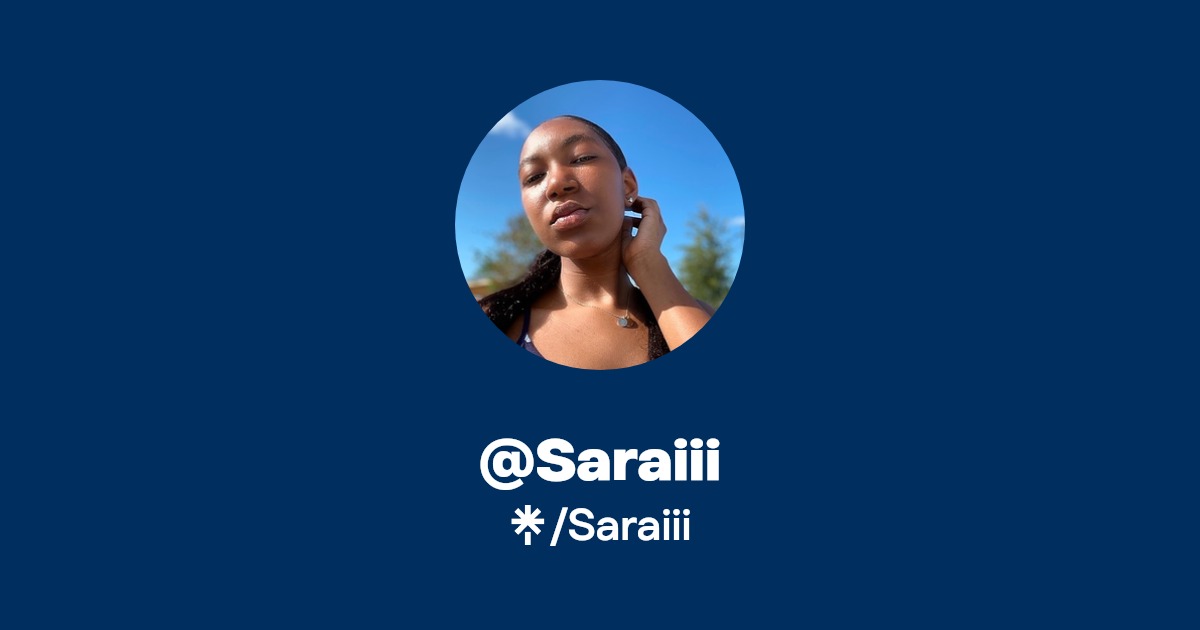 Saraiii - Latest Instagram, Twitter Links