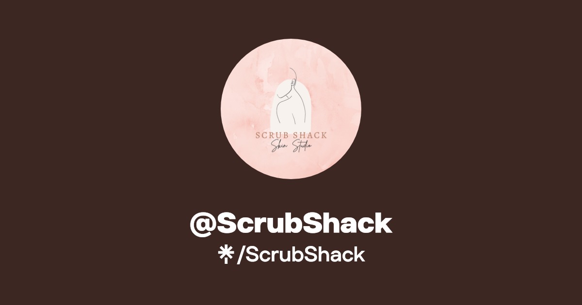 ScrubShack Instagram, TikTok Linktree