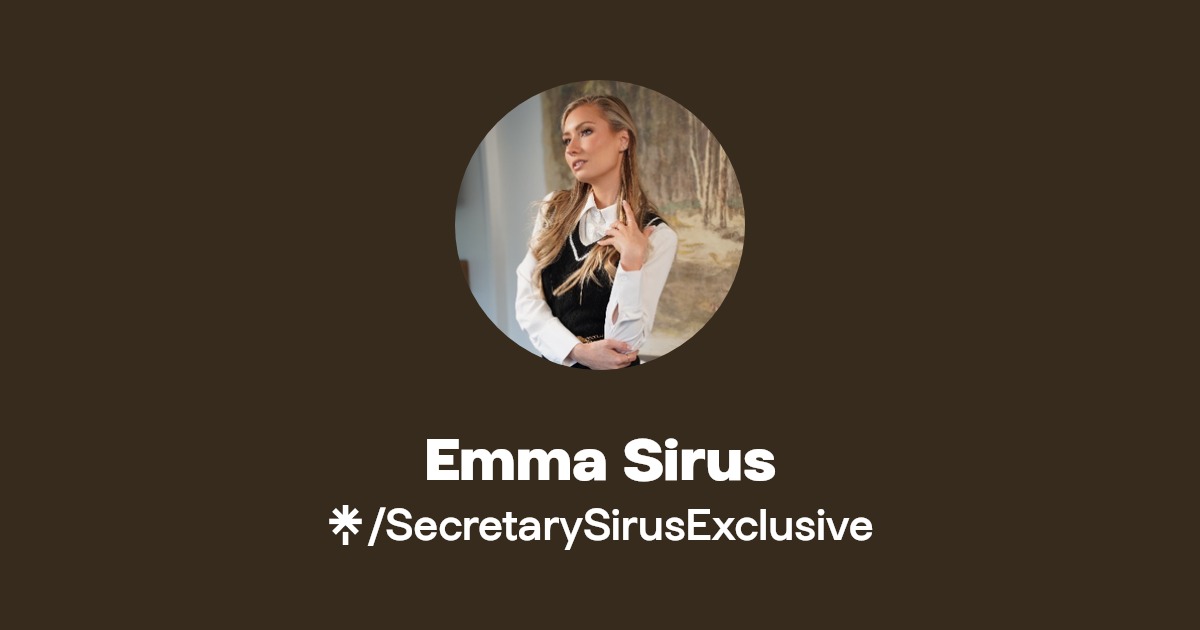 Emma Sirus - Find Emma Sirus Onlyfans - Linktree