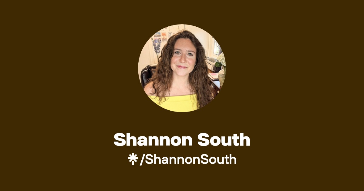 Shannon South Instagram, Facebook Linktree