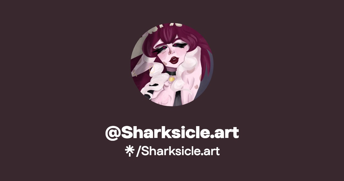Sharksicle.art Instagram Linktree
