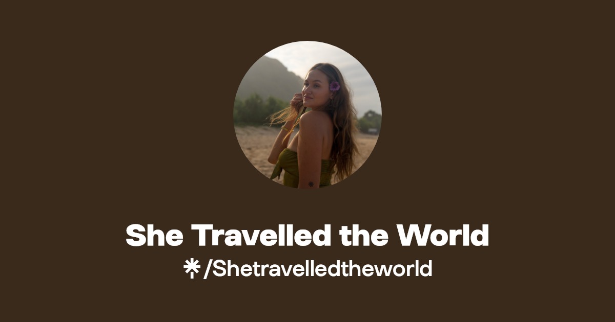 She Travelled the World Linktree