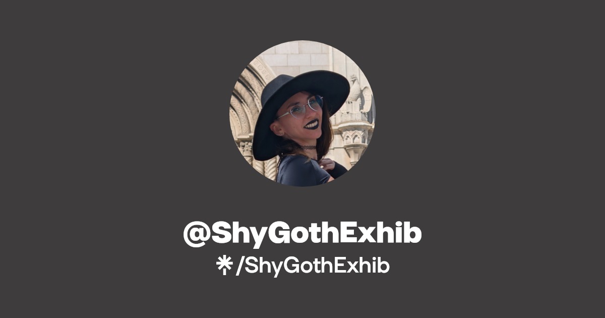 ShyGothExhib - Find @ShyGothExhib Onlyfans - Linktree