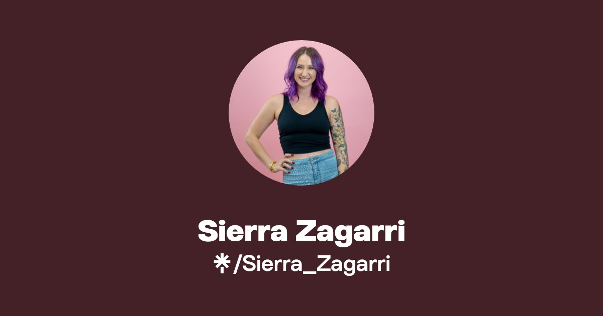 Sierra Zagarri Instagram, TikTok Linktree