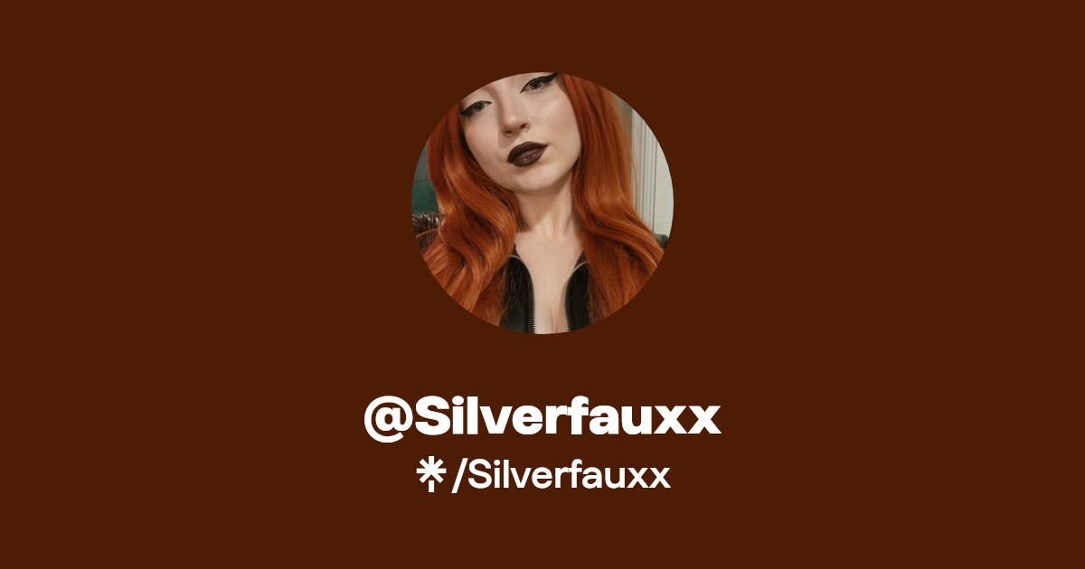Silverfauxx - Find @Silverfauxx Onlyfans - Linktree