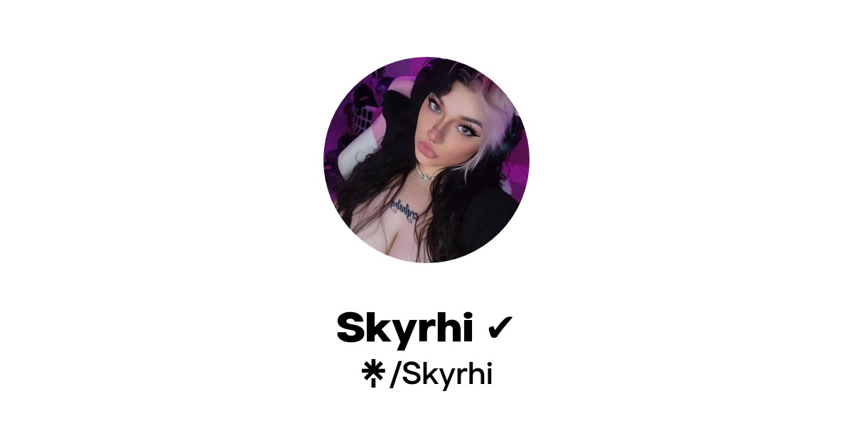 Skyrhi ️ | Linktree