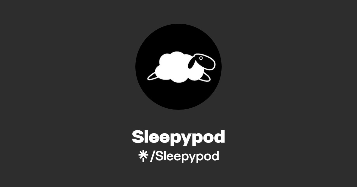 Sleepypod Instagram, Facebook, TikTok Linktree