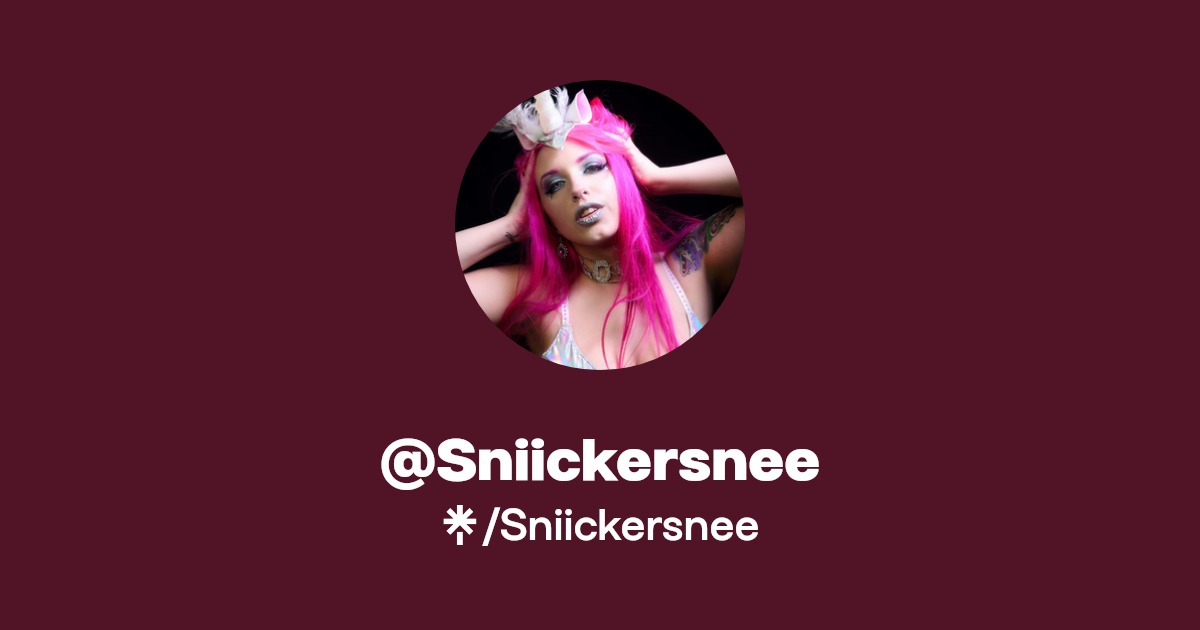 Sniickersnee - Find @Sniickersnee Onlyfans - Linktree